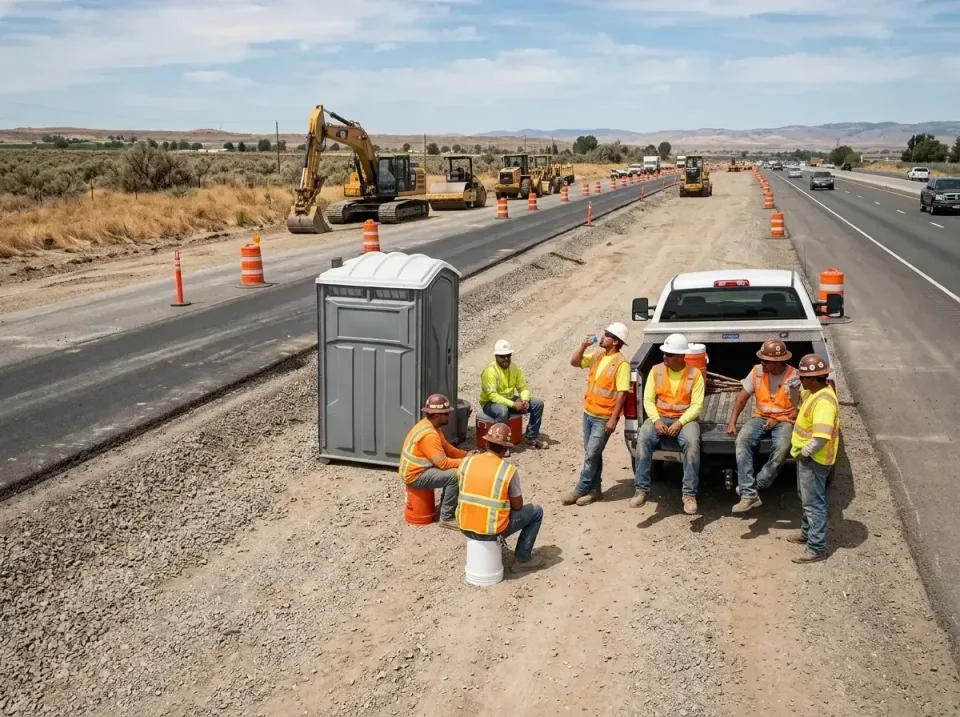highway-road-construction-crew-007 — frequently asked questions, Porta Potty and Restroom Rentals in Newton, KS
